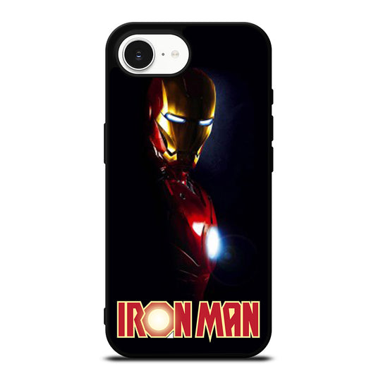 IRON MAN BLACK SHADOW iPhone 16e case black TPU silicone rubber protective cover by Casedear