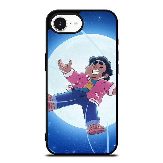 Iconic Steven Universe iPhone 16e case black TPU silicone rubber protective cover by Casedear