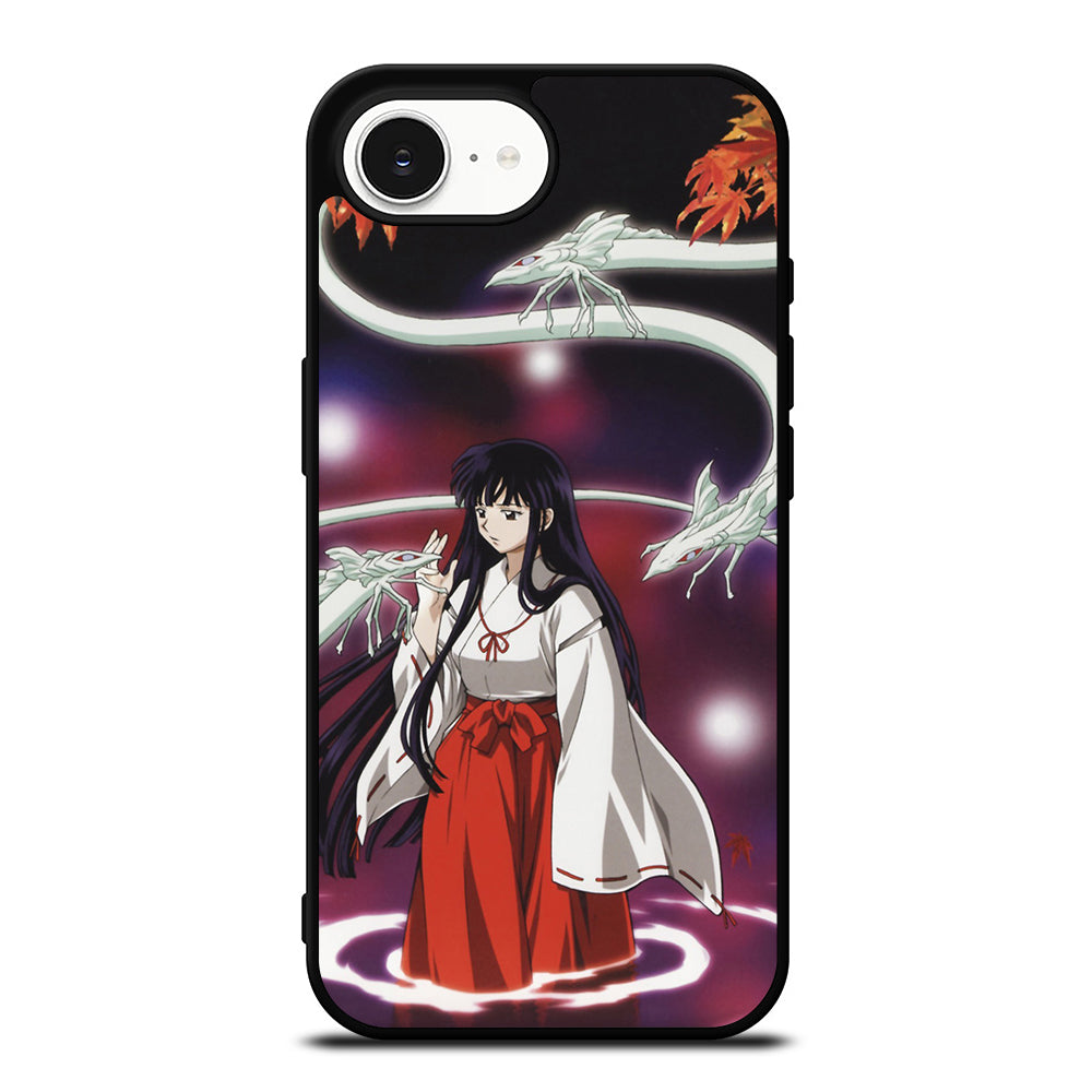 Inuyasha Character Anime iPhone 16e case black TPU silicone rubber protective cover by Casedear