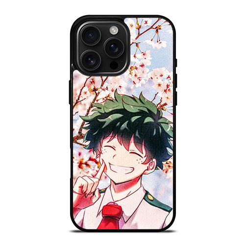 Izuku Midoriya Cute Face iPhone 16 Pro Max Case