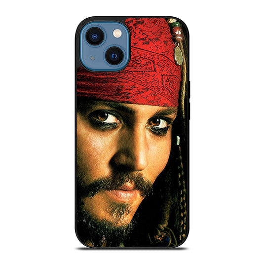 JACK SPARROW PIRATES OF THE CARIBBEAN iPhone 14 Case