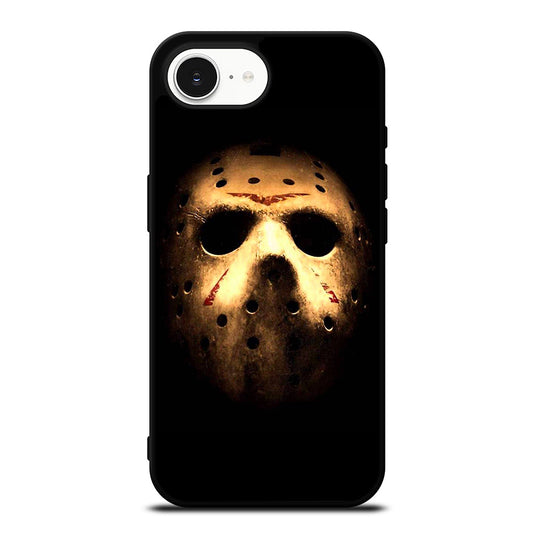 JASON FRIDAY THE 13TH1 iPhone 16e case black TPU silicone rubber protective cover by Casedear