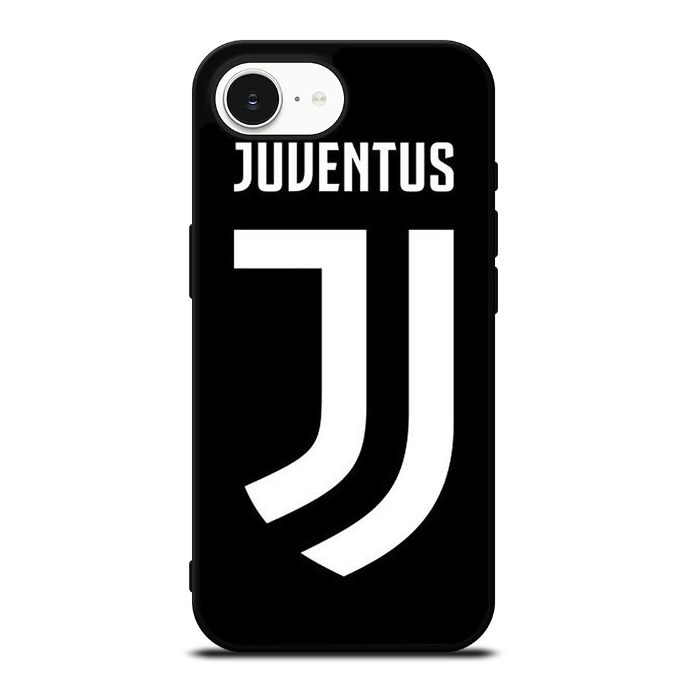 JUVENTUS LOGO iPhone 16e case black TPU silicone rubber protective cover by Casedear