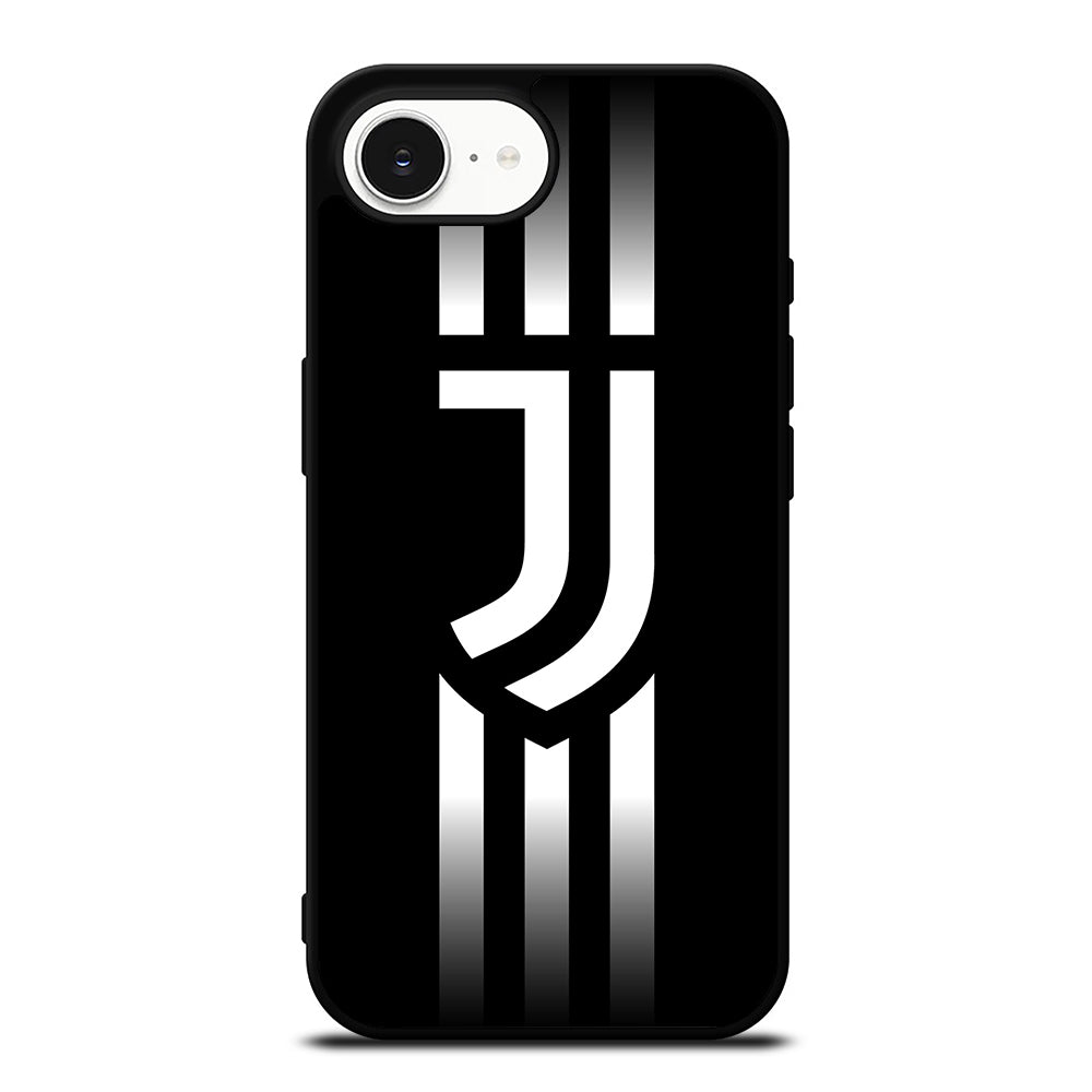 JUVENTUS SIMPLE LOGO iPhone 16e case black TPU silicone rubber protective cover by Casedear