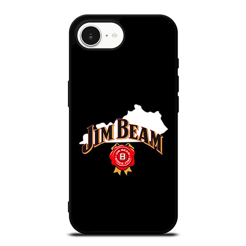 Jim Beam Kentucky iPhone 16e case black TPU silicone rubber protective cover by Casedear