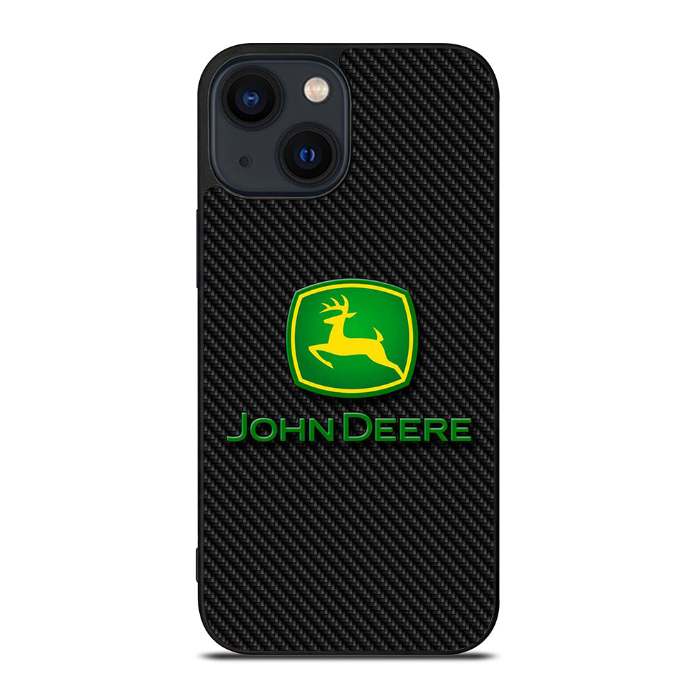 John Deere Carbon Motif Wallpaper iPhone 14 Plus Case