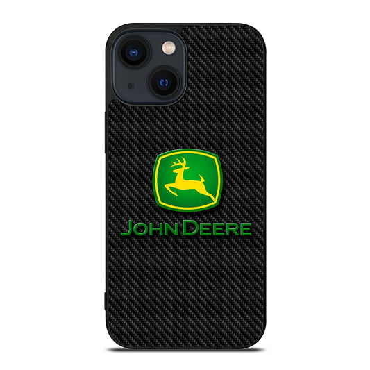 John Deere Carbon Motif Wallpaper iPhone 14 Plus Case