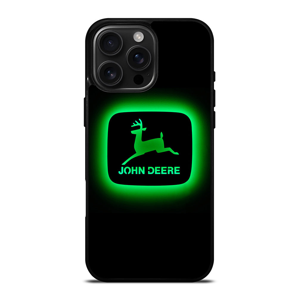 John Deere Green Light Illusion iPhone 16 Pro Max Case