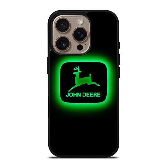 John Deere Green Light Illusion iPhone 16 Pro Case