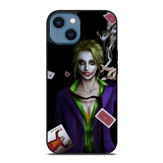 Joker Girl Smoking iPhone 14 Case