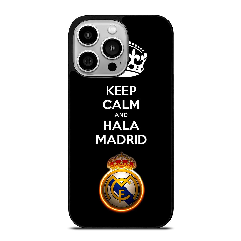 KEEP CALM AND HALA MADRID iPhone 14 Pro Case