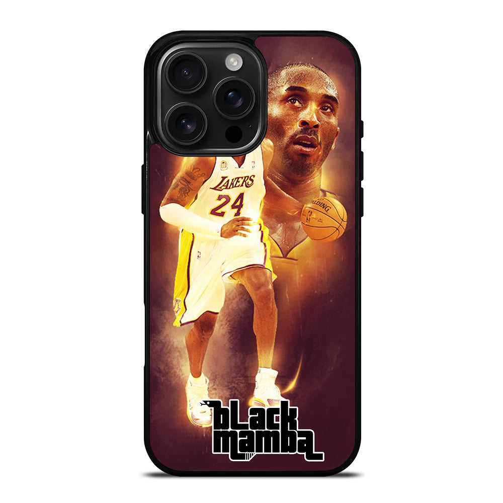 KOBE BRYANT BLACK MAMBA iPhone 16 Pro Max Case