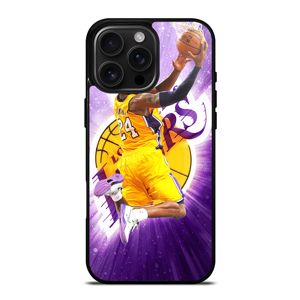 KOBE BRYANT LA LAKERS iPhone 16 Pro Max Case