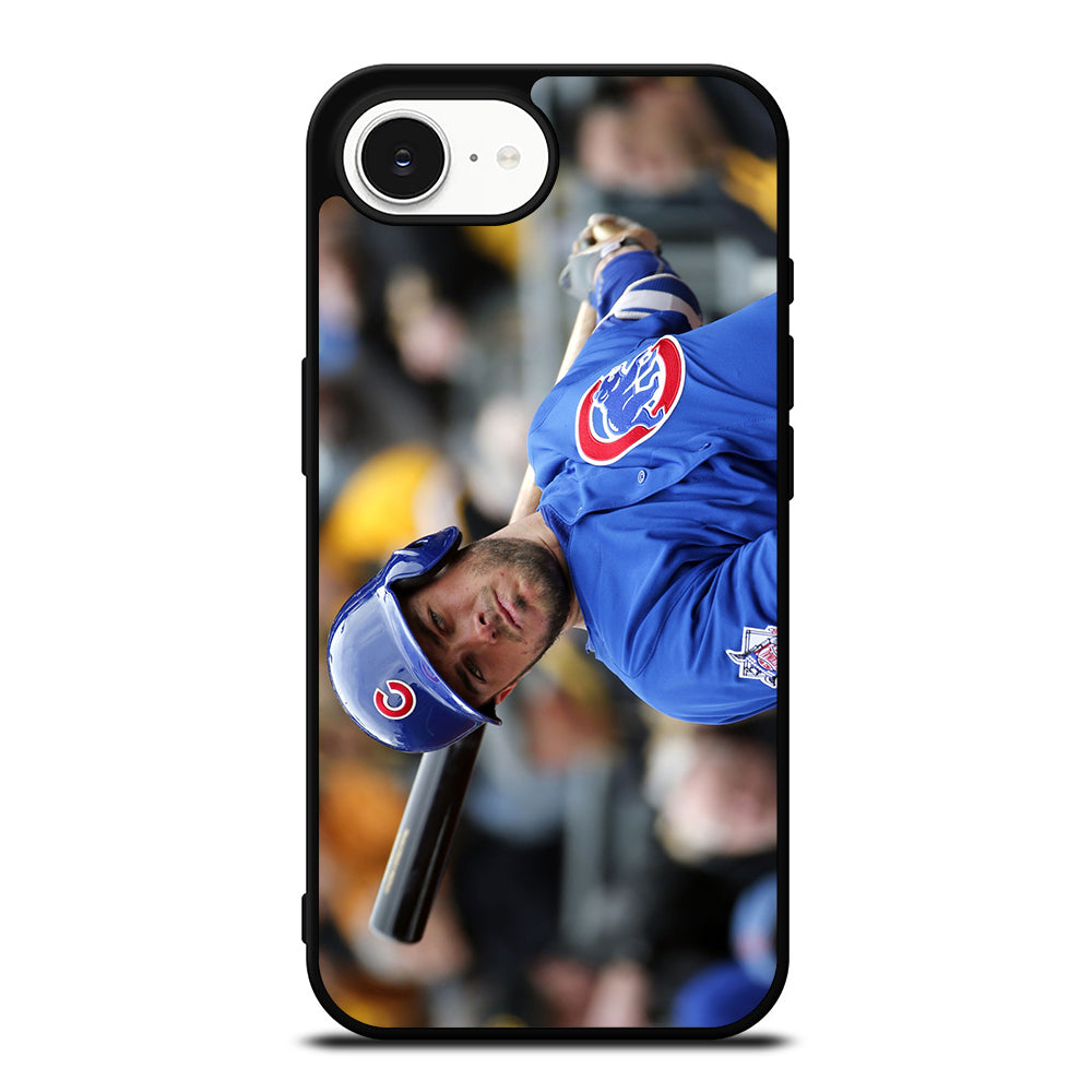 KRIS BRYANT CHICAGO CUBS iPhone 16e case black TPU silicone rubber protective cover by Casedear
