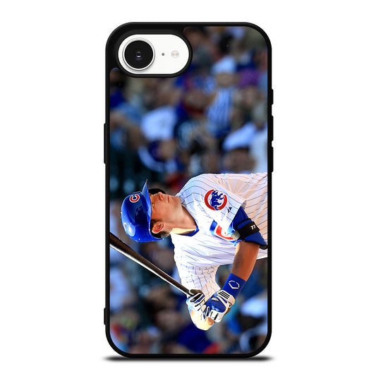 KRIS BRYANT iPhone 16e case black TPU silicone rubber protective cover by Casedear
