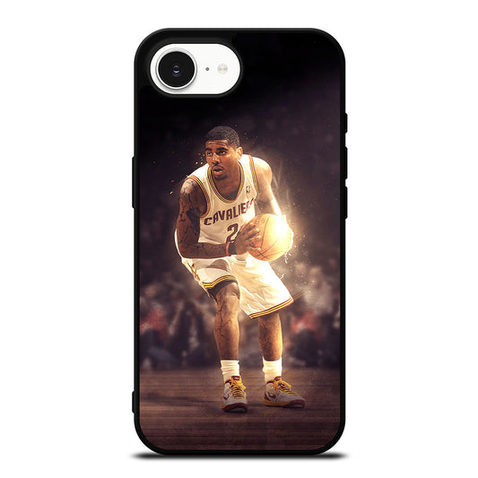 KYRIE IRVING CAVALIERS iPhone 16e case black TPU silicone rubber protective cover by Casedear