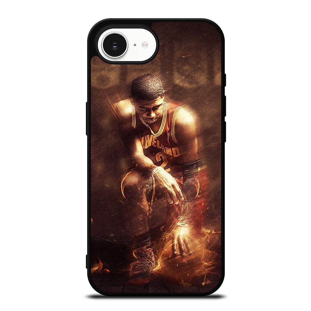 KYRIE IRVING CLEVELAND CAVALIERS iPhone 16e case black TPU silicone rubber protective cover by Casedear