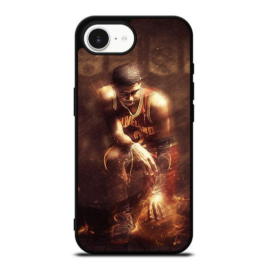 KYRIE IRVING CLEVELAND CAVALIERS iPhone 16e case black TPU silicone rubber protective cover by Casedear