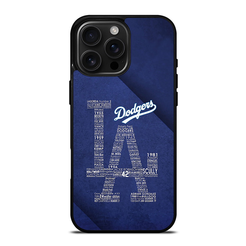 LA Dodgers Style iPhone 16 Pro Max Case