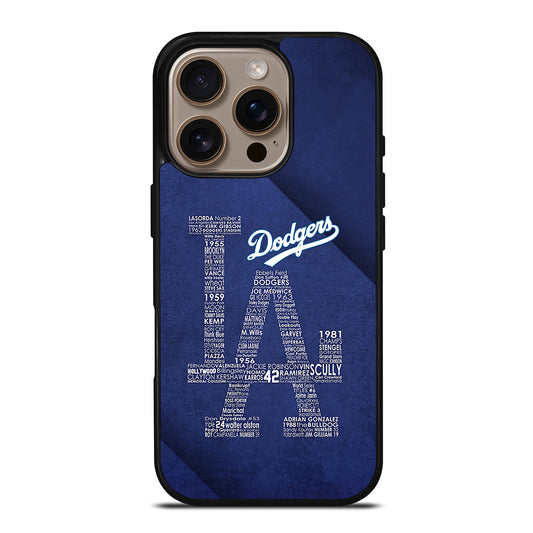 LA Dodgers Style iPhone 16 Pro Case