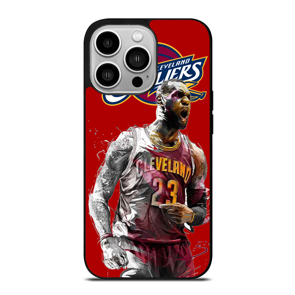 LEBRON JAMES CLEVELAND CAVALIERS iPhone 14 Pro Case