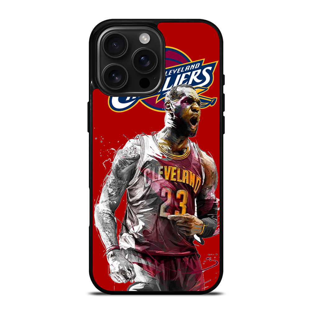 LEBRON JAMES CLEVELAND CAVALIERS iPhone 16 Pro Max Case