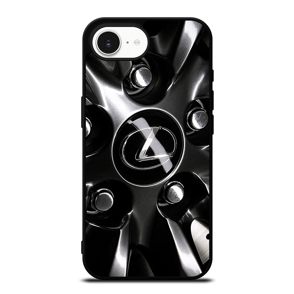 LEXUS CAR RACING iPhone 16e case black TPU silicone rubber protective cover by Casedear
