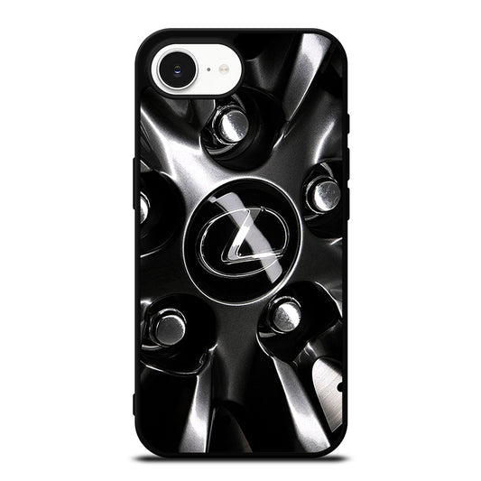 LEXUS CAR RACING iPhone 16e case black TPU silicone rubber protective cover by Casedear