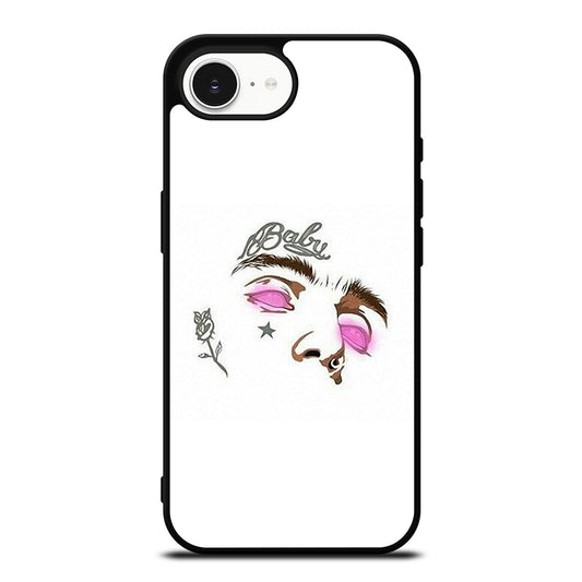 LIL PEEP FACE iPhone 16e case black TPU silicone rubber protective cover by Casedear