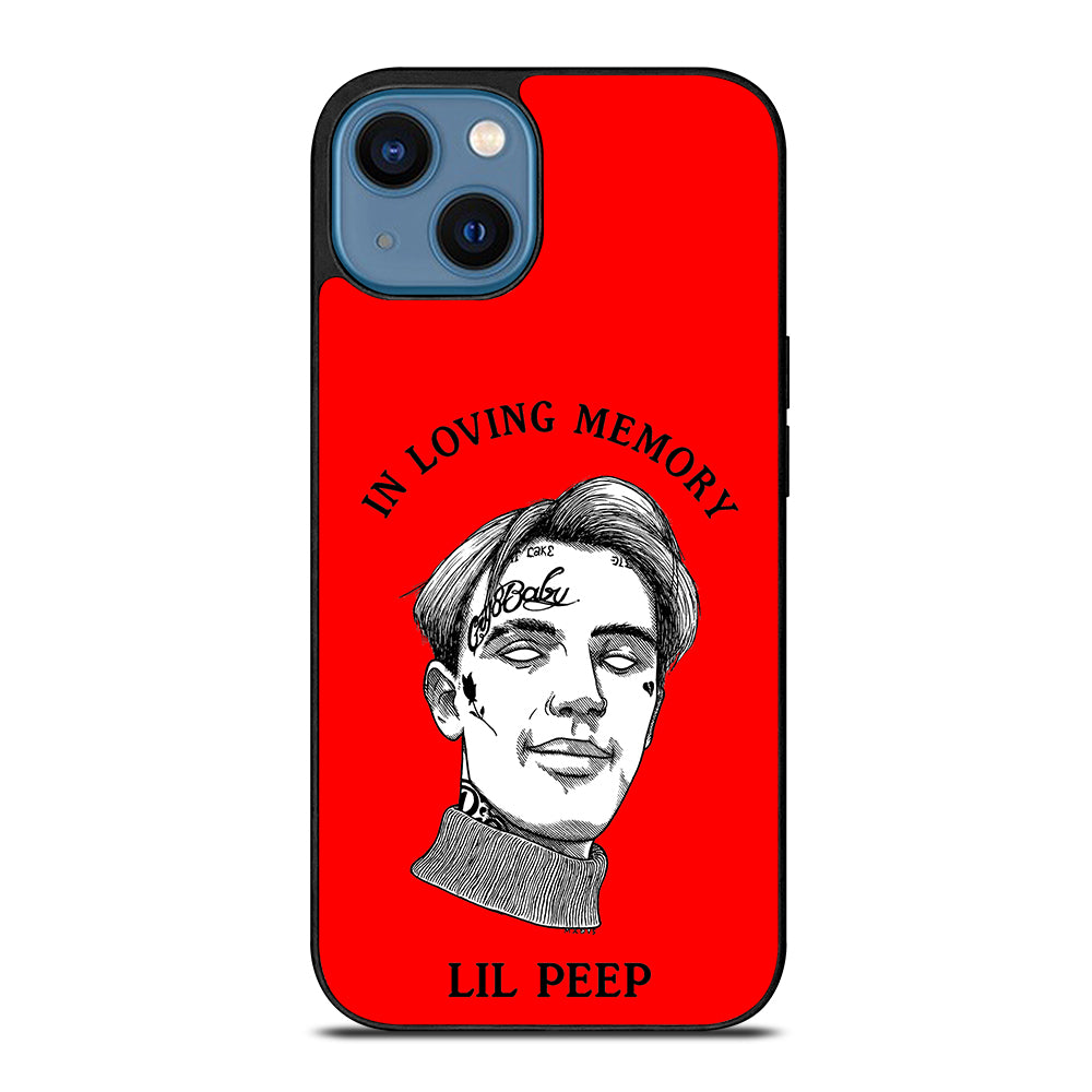 LIL PEEP IN RED MEMORY iPhone 14 Case