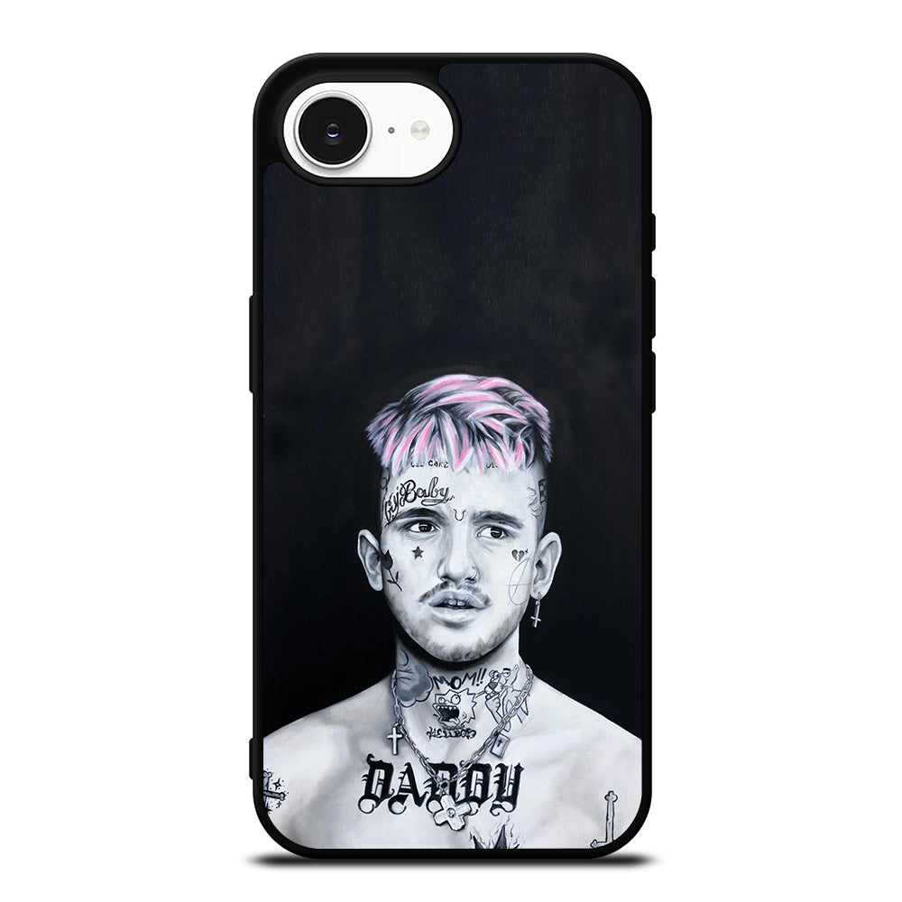 LIL PEEP TATTOO iPhone 16e case black TPU silicone rubber protective cover by Casedear