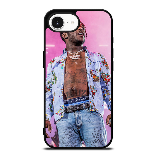 LIL UZI VERT GREAT PERFORMANCE iPhone 16e case black TPU silicone rubber protective cover by Casedear