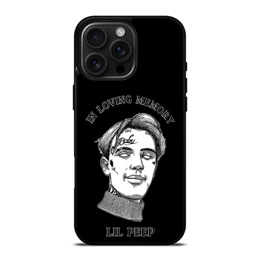 LIL PEEP IN BLACK MEMORY iPhone 16 Pro Max Case