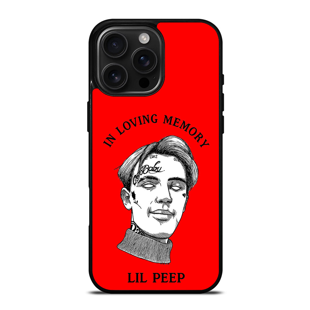 LIL PEEP IN RED MEMORY iPhone 16 Pro Max Case