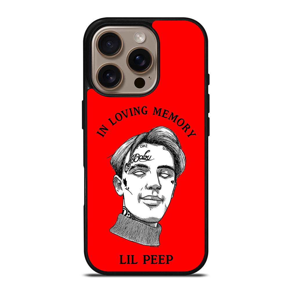 LIL PEEP IN RED MEMORY iPhone 16 Pro Case
