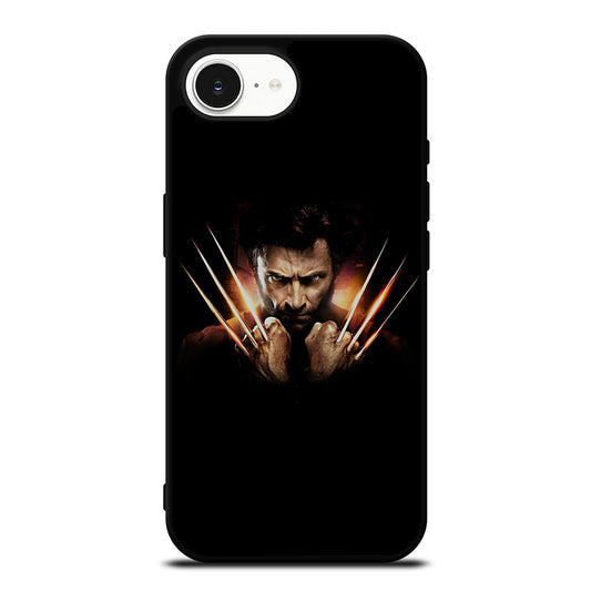 LOGAN WOLVERIN iPhone 16e case black TPU silicone rubber protective cover by Casedear