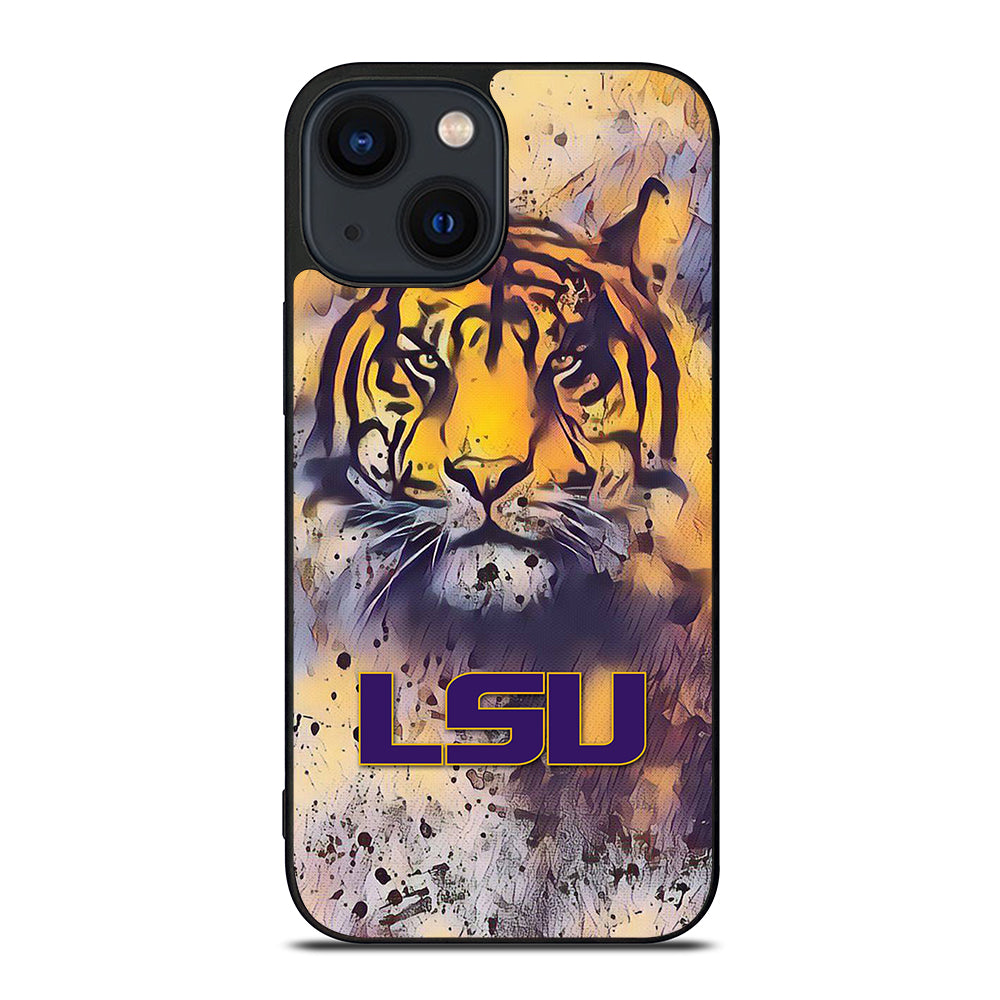 LSU Tigers Wallpaper iPhone 14 Plus Case