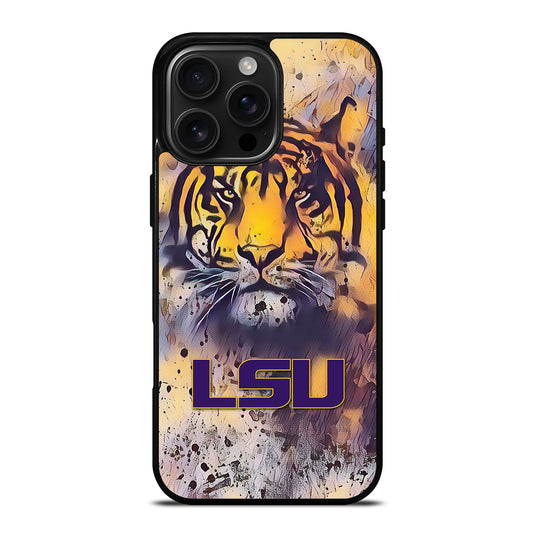 LSU Tigers Wallpaper iPhone 16 Pro Max Case