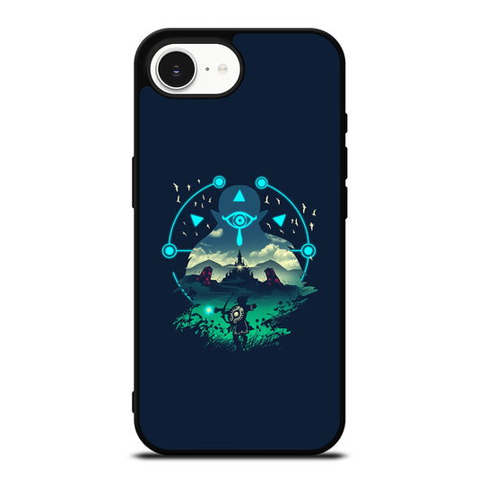 Legend Of Zelda Wallpaper iPhone 16e case black TPU silicone rubber protective cover by Casedear