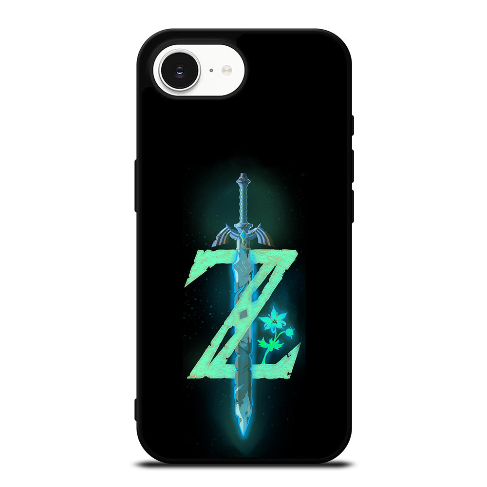 Legend Of Zelda Z Wallpaper iPhone 16e case black TPU silicone rubber protective cover by Casedear