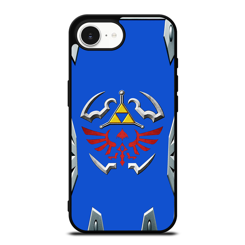 Legend Of Zelda iPhone 16e case black TPU silicone rubber protective cover by Casedear