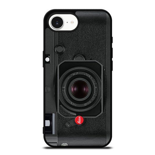 Leica Advanced Camera Picture iPhone 16e case black TPU silicone rubber protective cover by Casedear