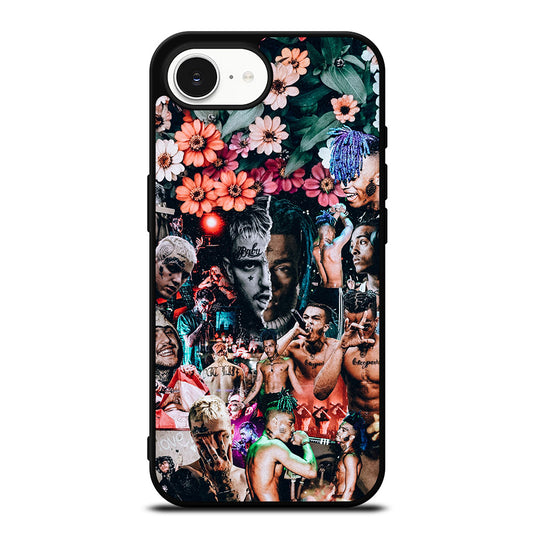 Lil Peep XXX Tentacion iPhone 16e case black TPU silicone rubber protective cover by Casedear
