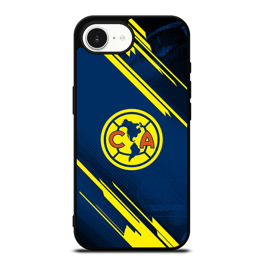 Logo Of Club America iPhone 16e case black TPU silicone rubber protective cover by Casedear