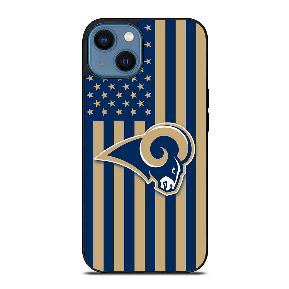 Los Angeles Rams NFL Logo iPhone 14 Case