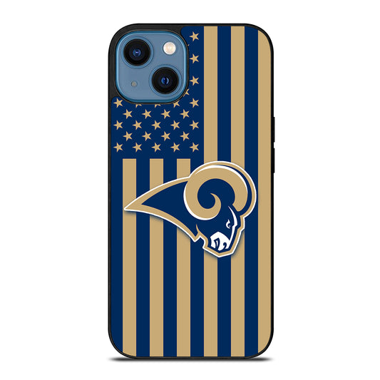 Los Angeles Rams NFL Logo iPhone 14 Case