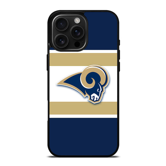 Los Angeles Rams NFL Color iPhone 16 Pro Max Case