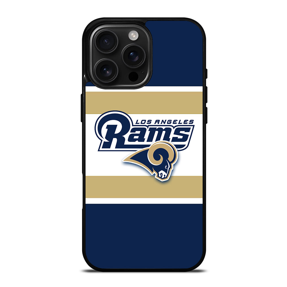 Los Angeles Rams NFL Emblem iPhone 16 Pro Max Case