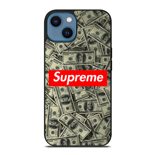 MANY DOLLAR MONEY SUPREME iPhone 14 Case