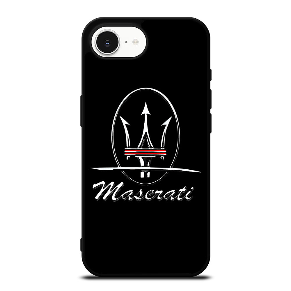 MASERATI COVER iPhone 16e case black TPU silicone rubber protective cover by Casedear